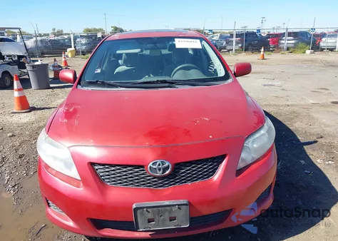 2009 Toyota Corolla Xle z USA, uszkodzony, nr VIN 1NXBU40E19Z063254